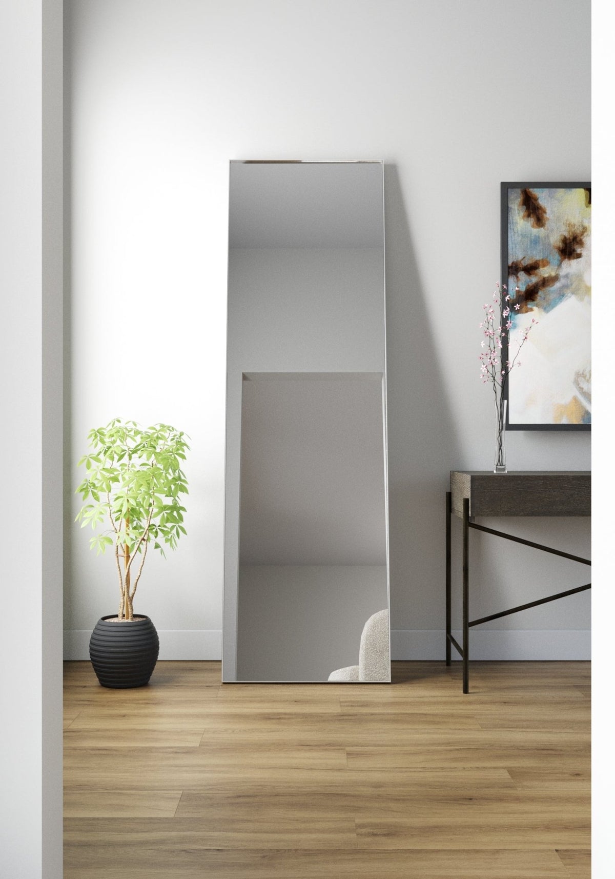Novaria Mirror Silver Mirrors| Roots Furniture