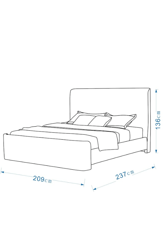 Novella Bed US KING SIZE Beds| Roots Furniture