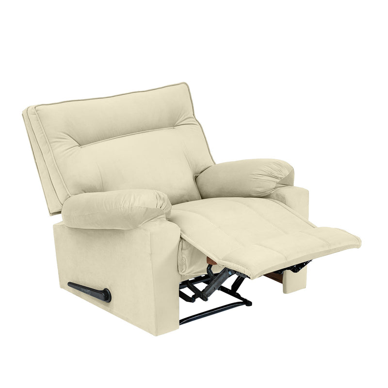 Nuvia Chair | Velvet Classic Recliner Chair - Al Rugaib Furniture