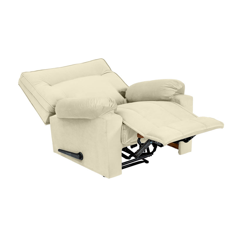 Nuvia Chair | Velvet Rocking Recliner Chair - Al Rugaib Furniture
