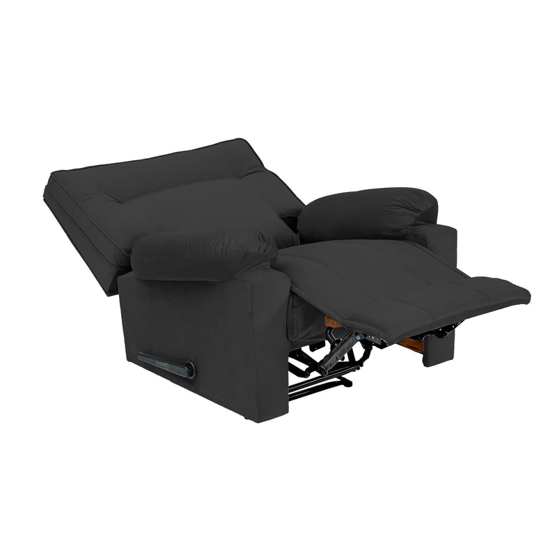 Nuvia Chair | Velvet Rocking & Rotating Recliner Chair - Al Rugaib Furniture