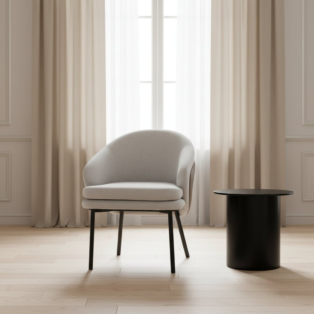 Nuvoro Dining Chair Black Base Dining Tables| AlRugaib Furniture