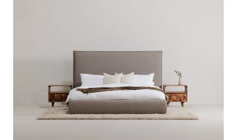 O2 Nightstand Brown - Al Rugaib Furniture