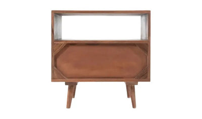O2 Nightstand Brown - Al Rugaib Furniture