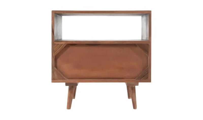 O2 Nightstand Brown - Al Rugaib Furniture