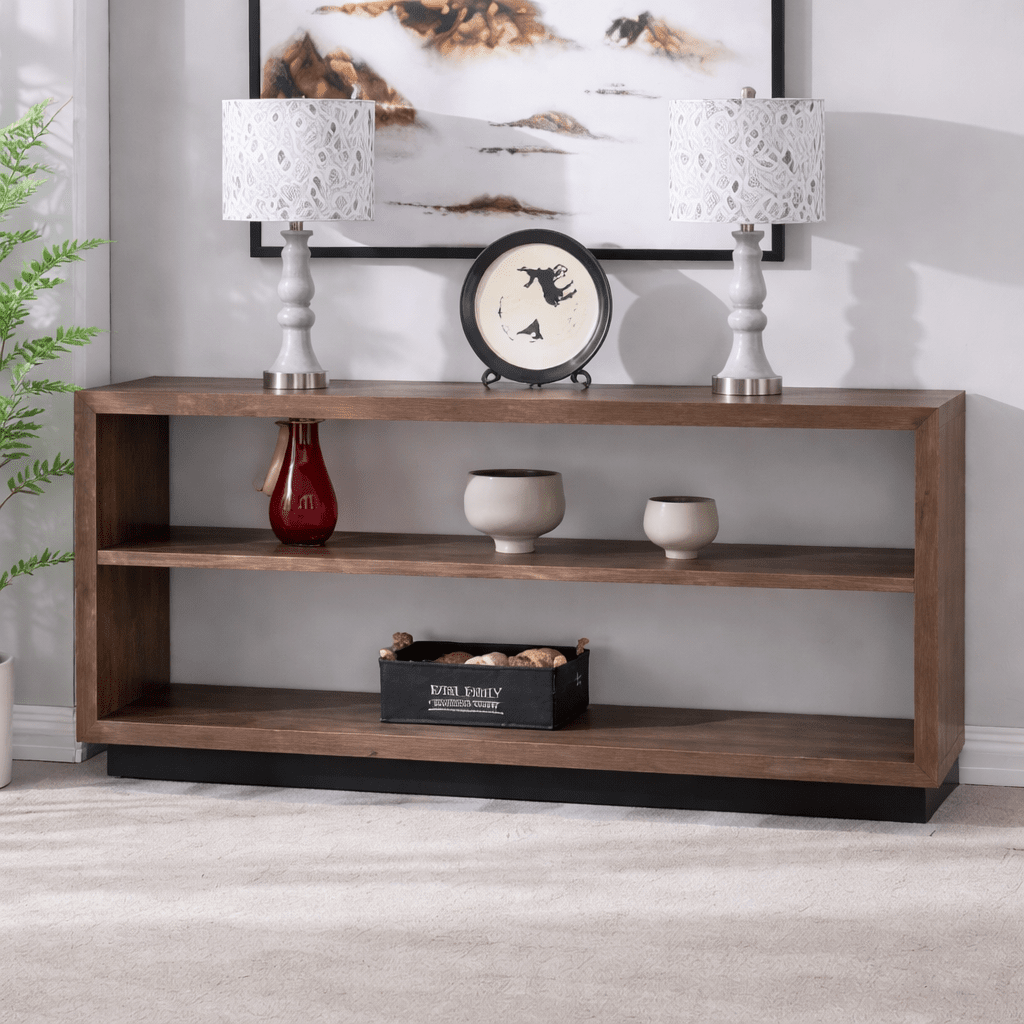 Oak Wood Console TABLE Table Sets| Crestview
