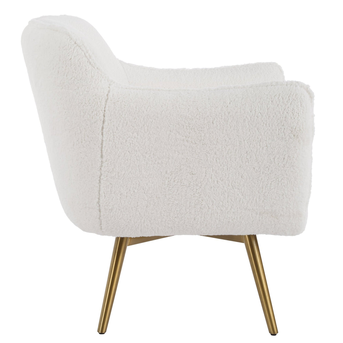 Oasis White Swivel Chair Chairs| Uttermost