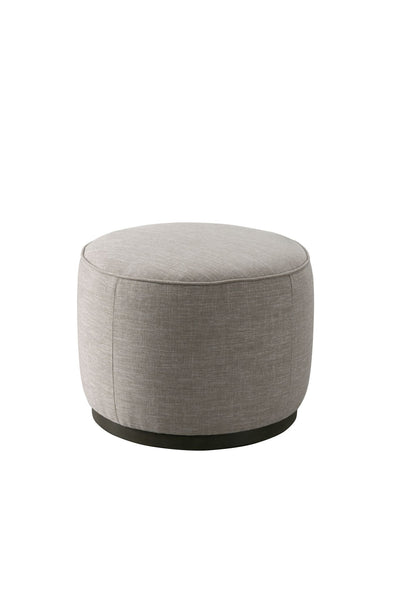 Oatmeal Linen Ottoman W55.5xH44cm - Al Rugaib Furniture