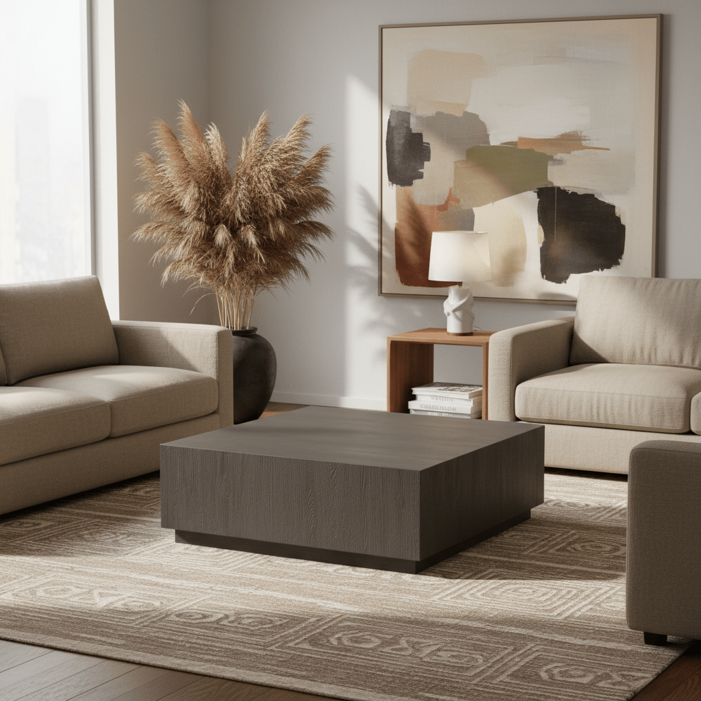 Obsidian Square Cocktail Table Coffee Tables| Universal