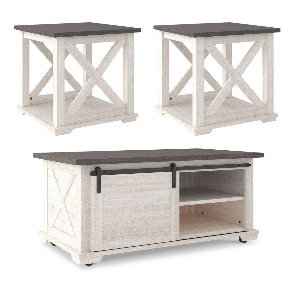 Occasional Table Set ( Rectangular Cocktail Table) Table Sets| Ashley Homestore