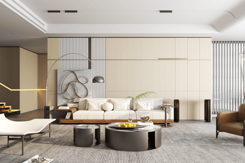 Ocean Storm Coffee Marble Table - Al Rugaib Furniture