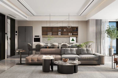 Ocean Storm Matte Gold Side Table - Al Rugaib Furniture