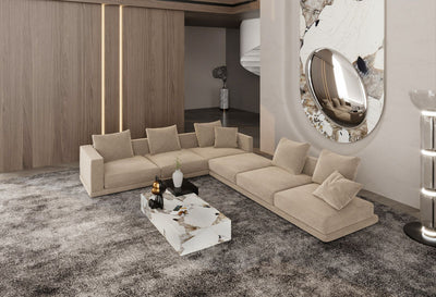 Off - white cocoa corner sofa model "Sahar" in size 330×250 - Al Rugaib Furniture