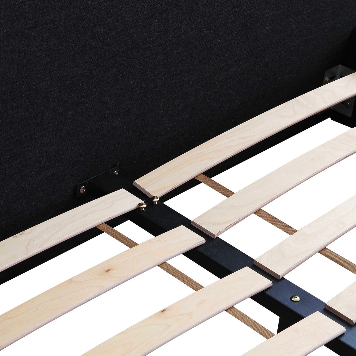 Olafur Black Linen King Bed Beds| TOV