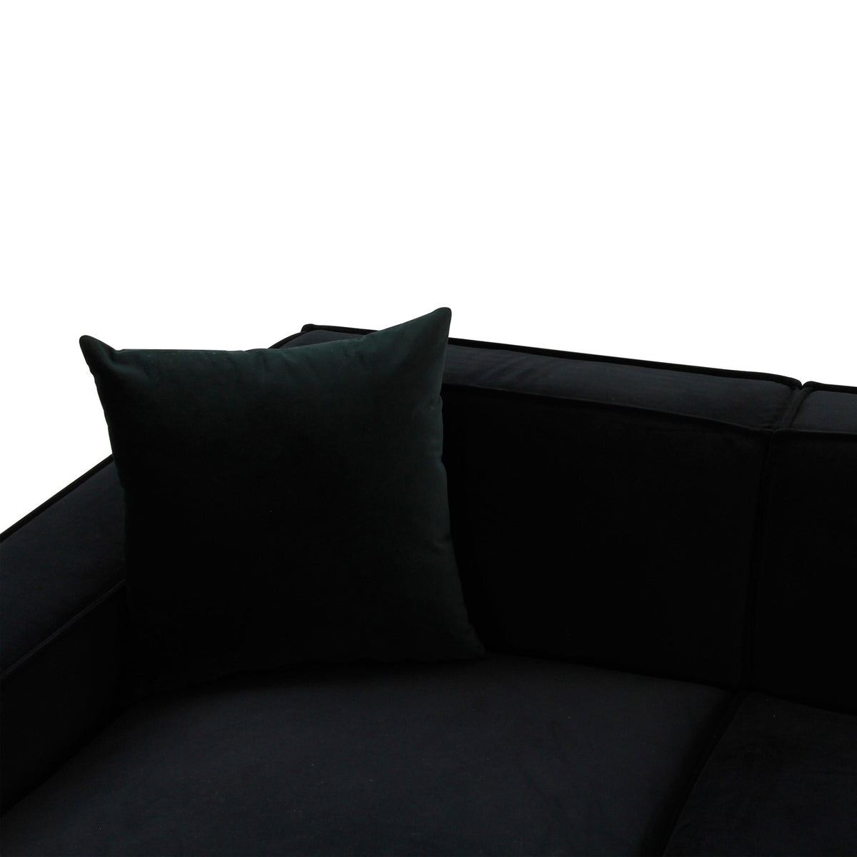 Olafur Black Velvet Sectional - LAF Sectionals| TOV