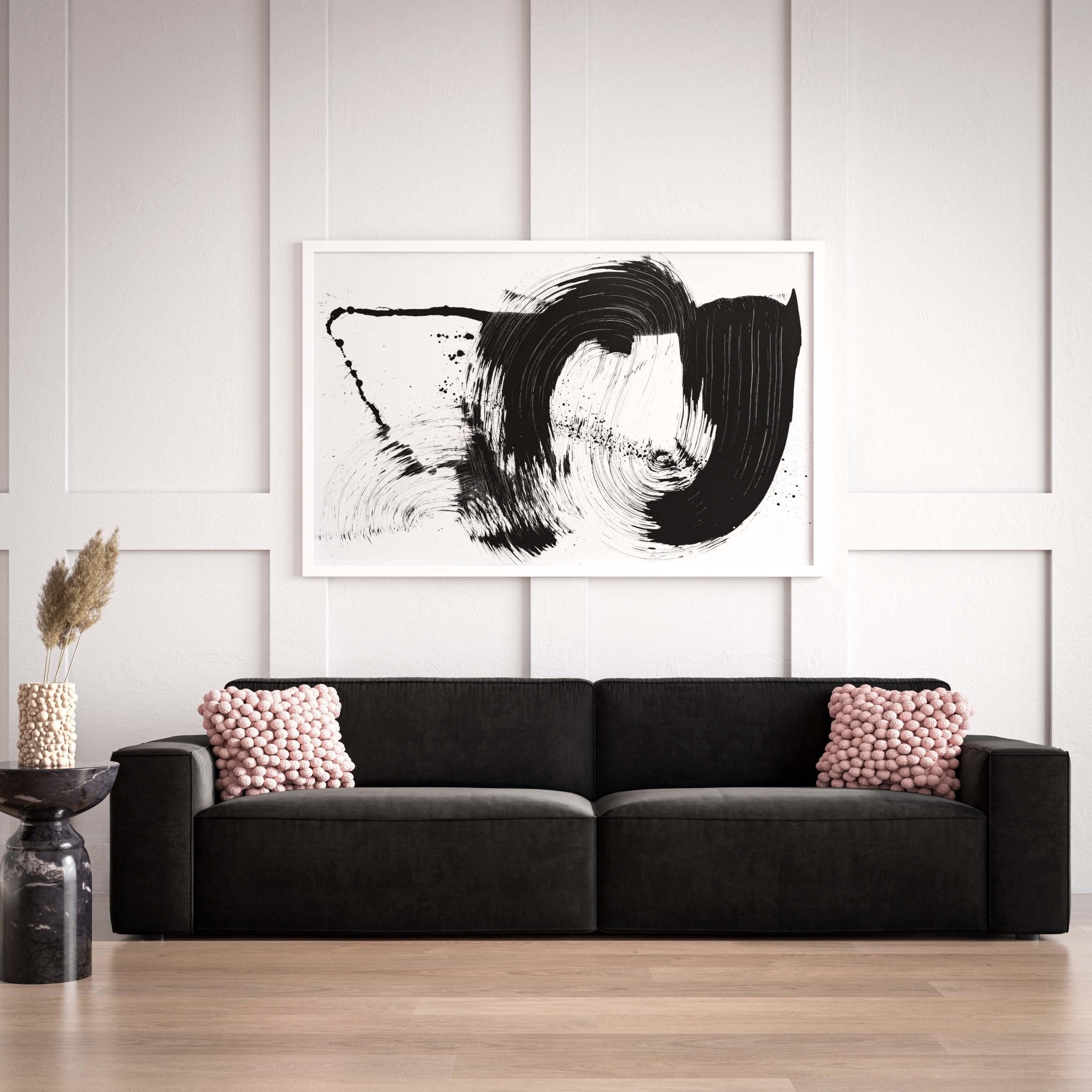 Olafur Black Velvet Sofa Sofas & Loveseats| TOV