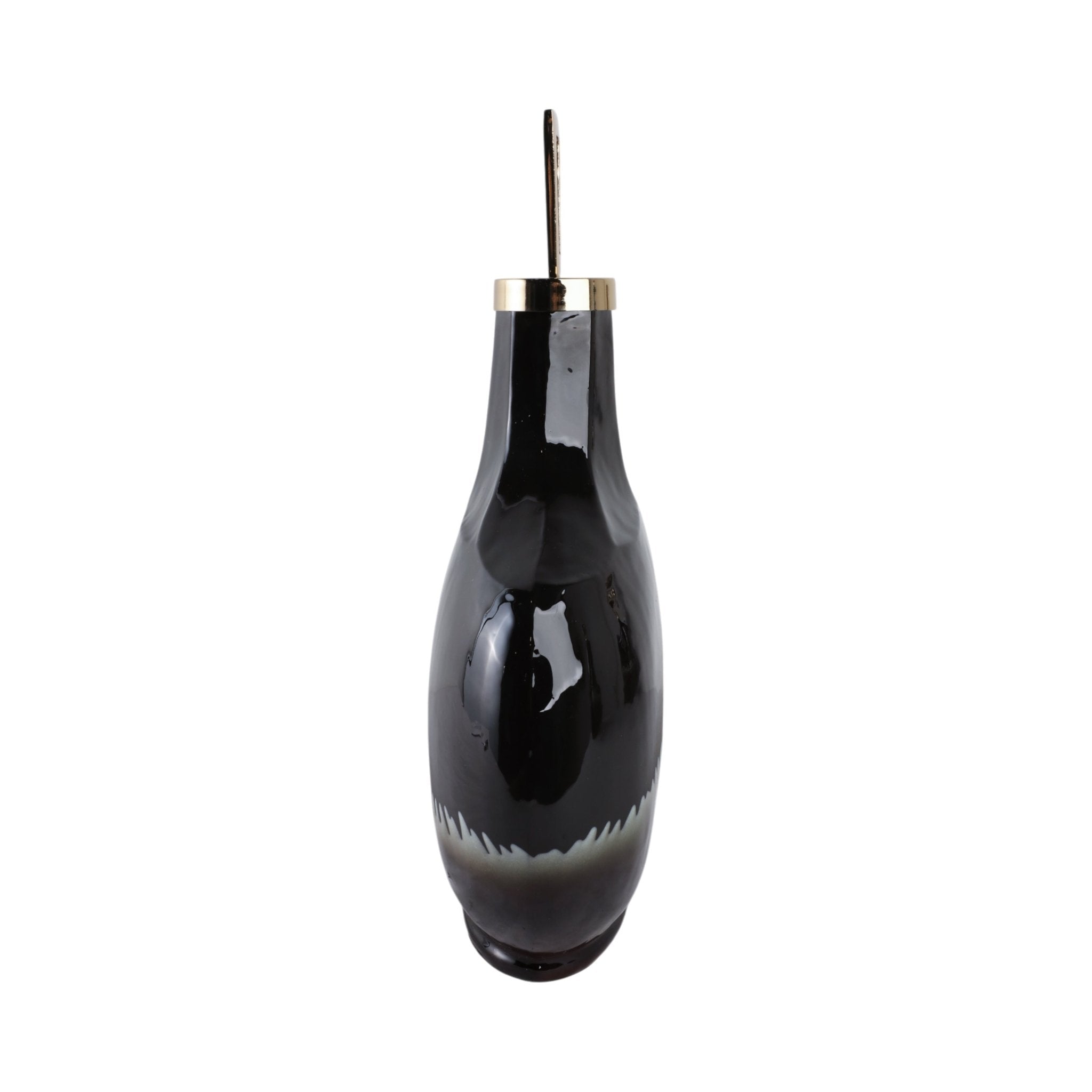 Oliver Tiger's Eye Stone And Metal Bottl Vases and Jars| Sagebrook Home