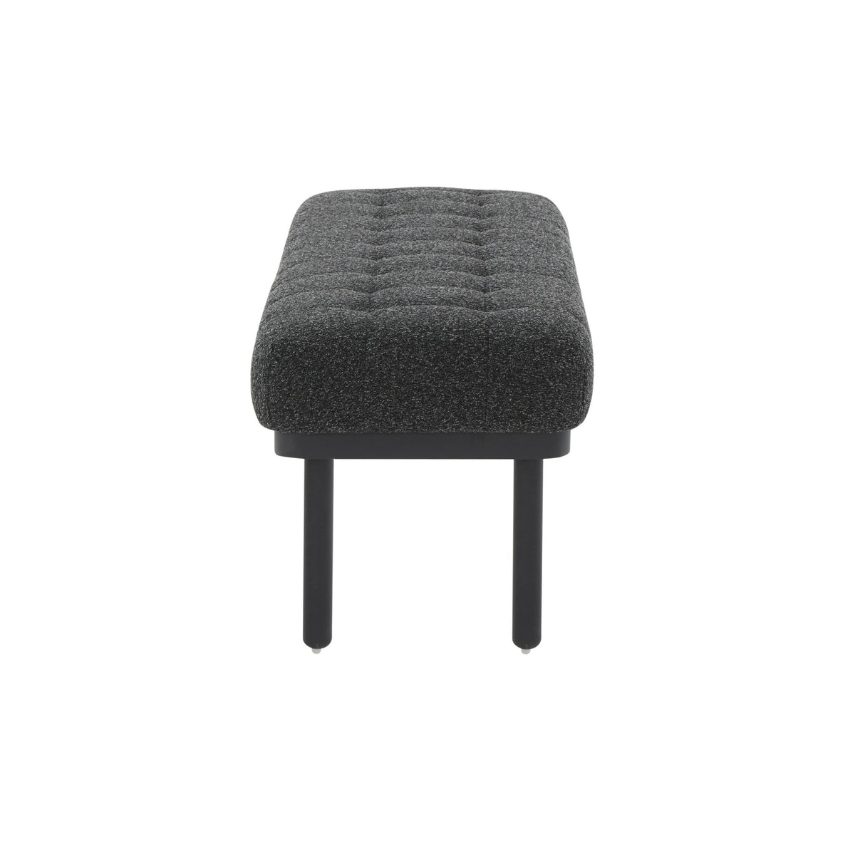 Olivia Black Boucle Bench Benches| TOV