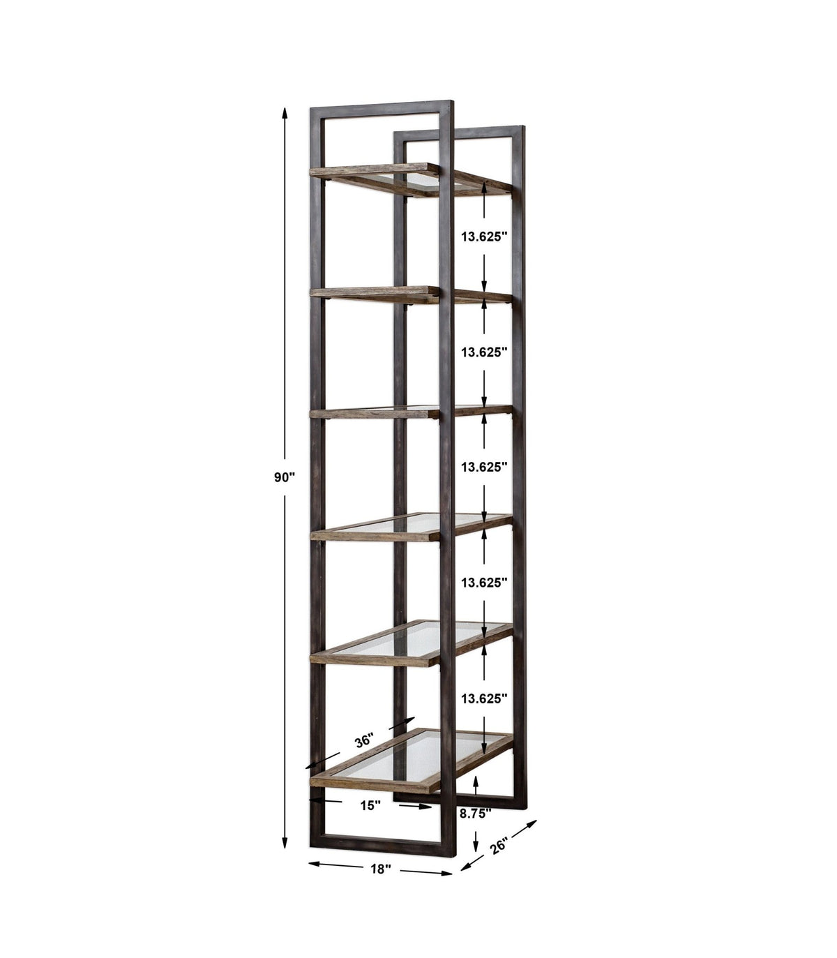 Olwyn Etagere Shelves| Uttermost