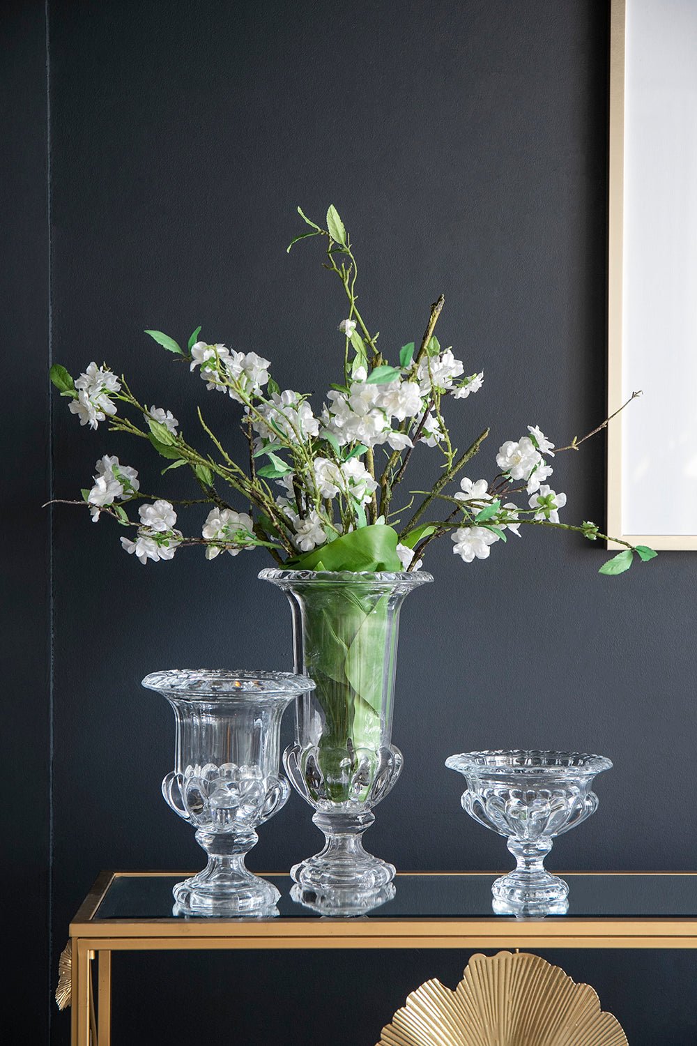 Omari Crystal Urn Vase, Medium Vases and Jars| Roots Furniture