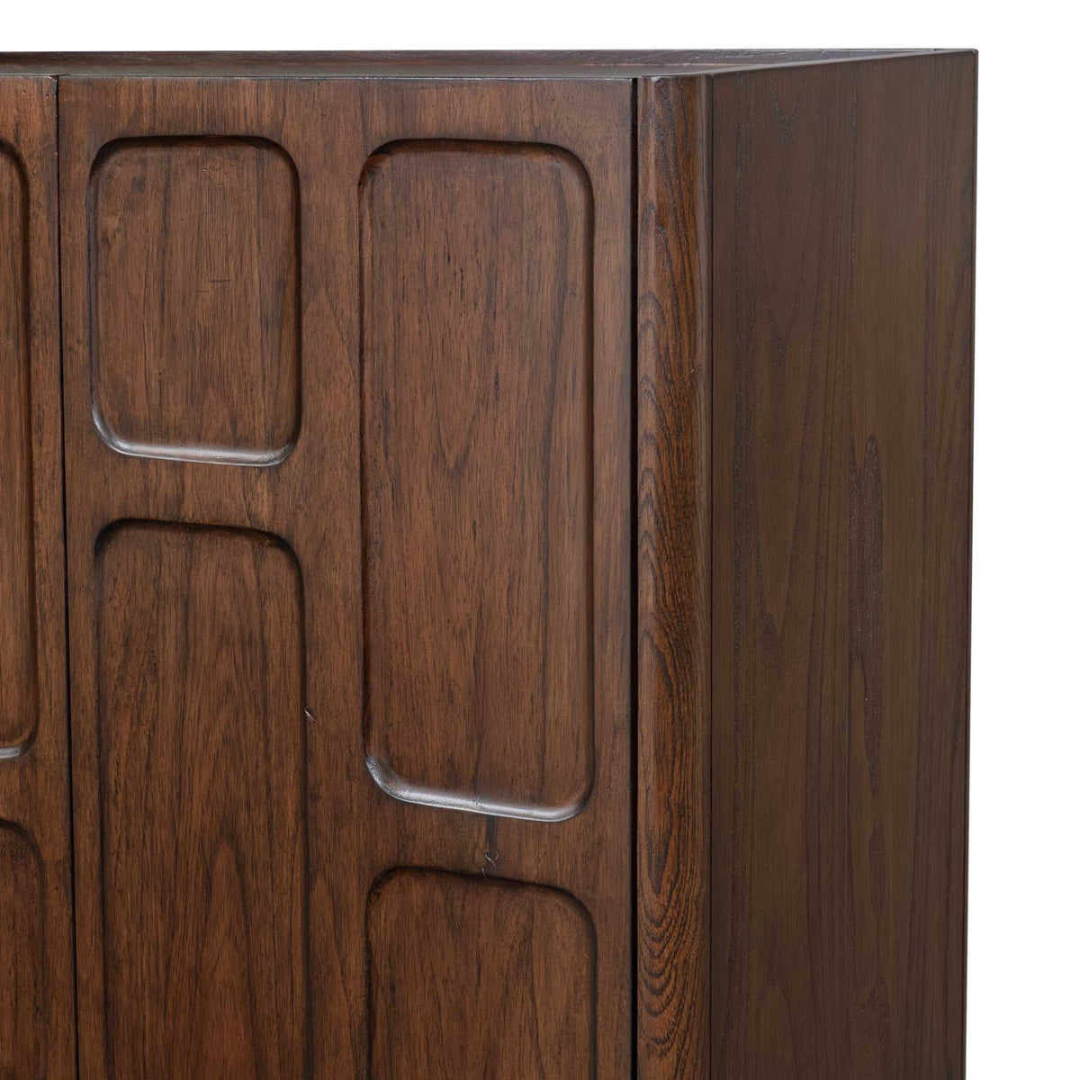 On The Block 2 Door Walnut Cabinet Cabinets & Chests| Uttermost