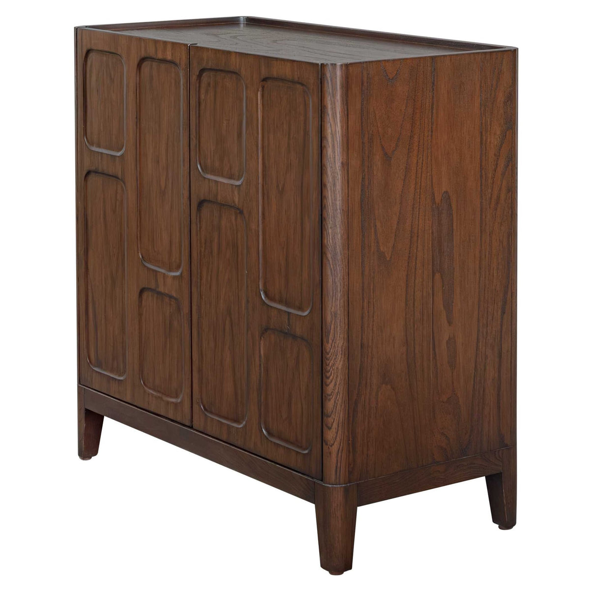 On The Block 2 Door Walnut Cabinet Cabinets & Chests| Uttermost