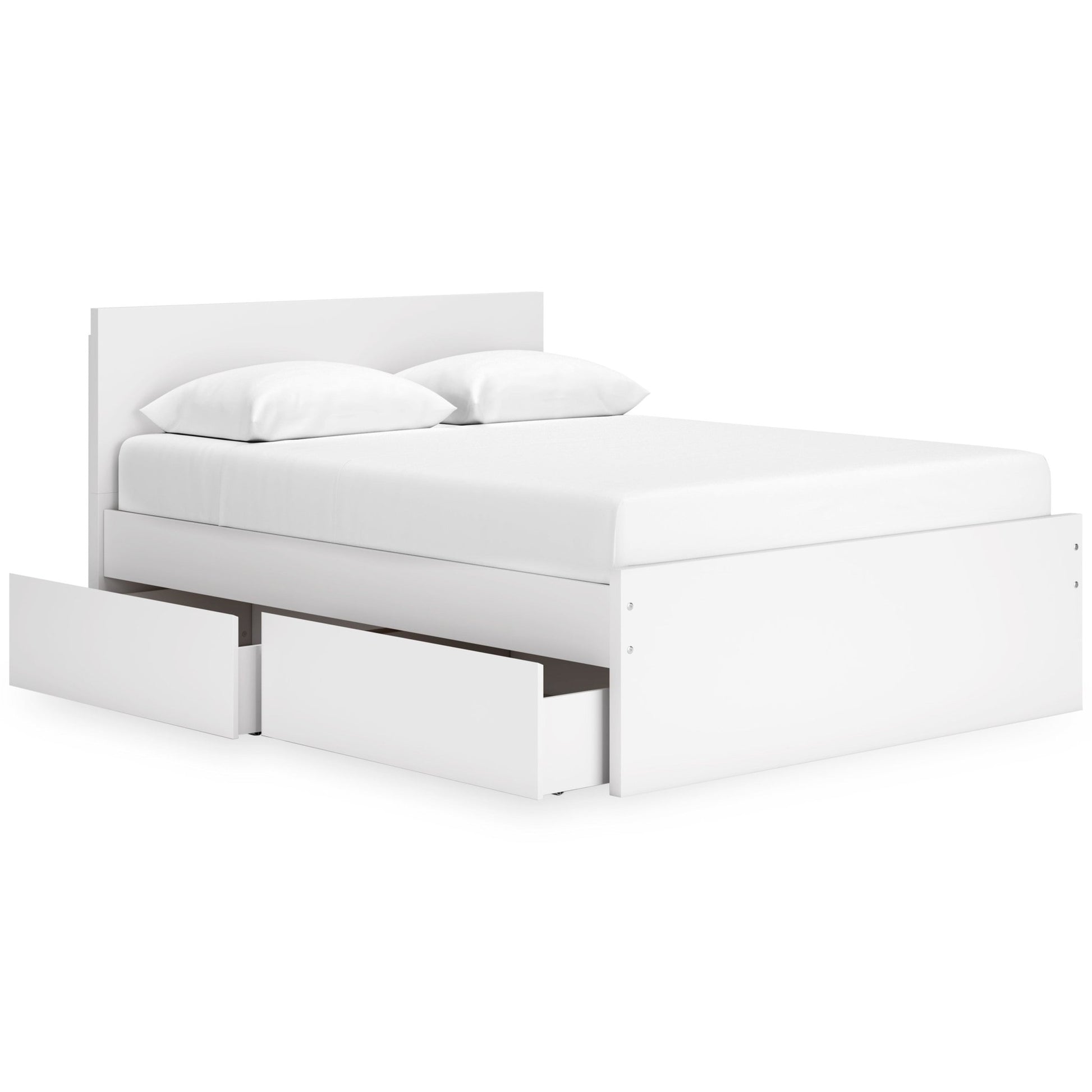 Onita Full Panel Platform Bed with 1 Side Storage Beds| Ashley Homestore