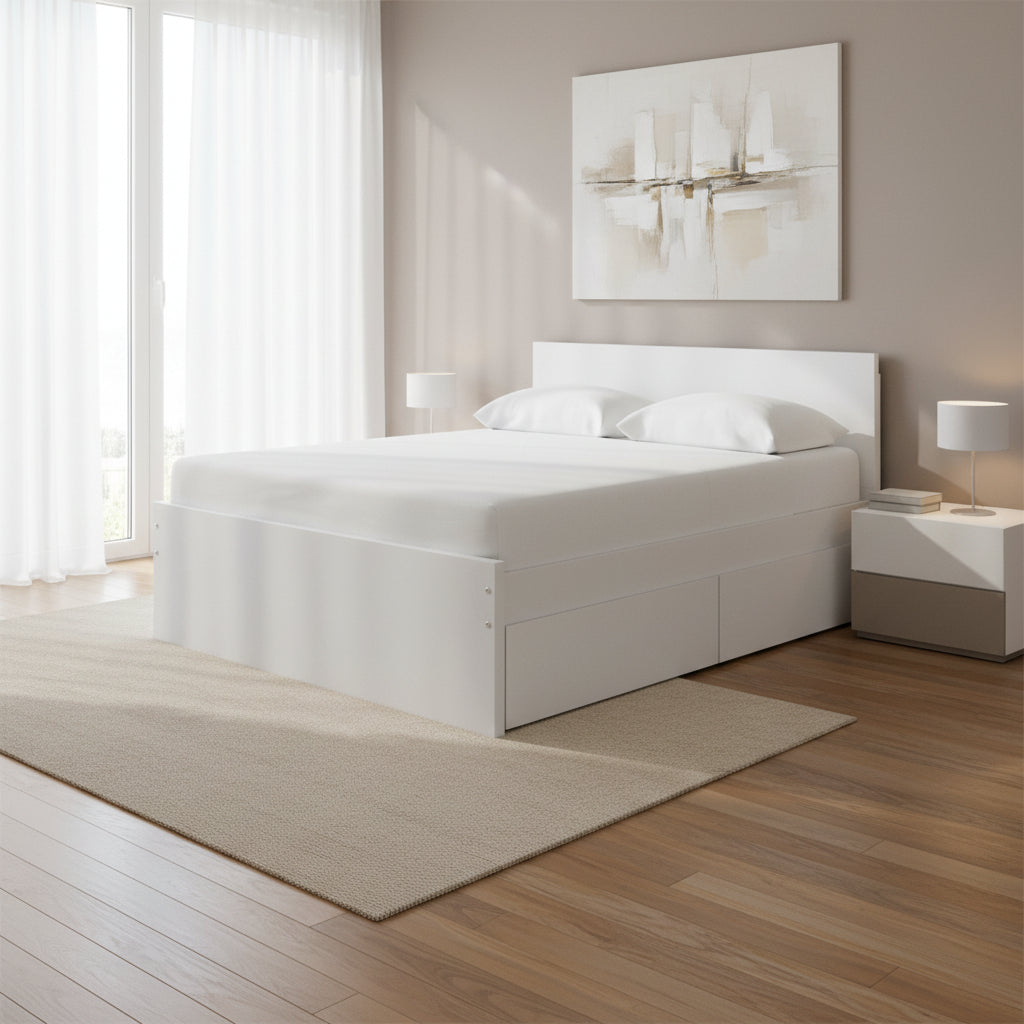 Onita Full Panel Platform Bed with 1 Side Storage Beds| Ashley Homestore