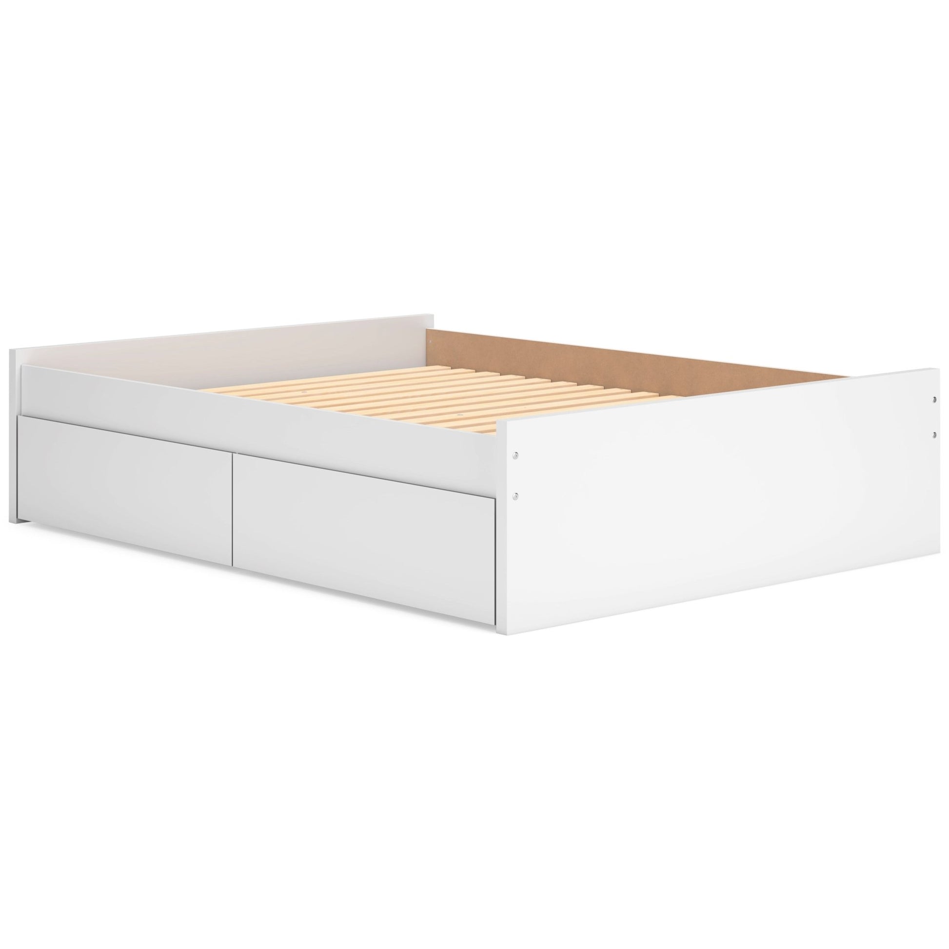 Onita Full Panel Platform Bed with 2 Side Storage Beds| Ashley Homestore