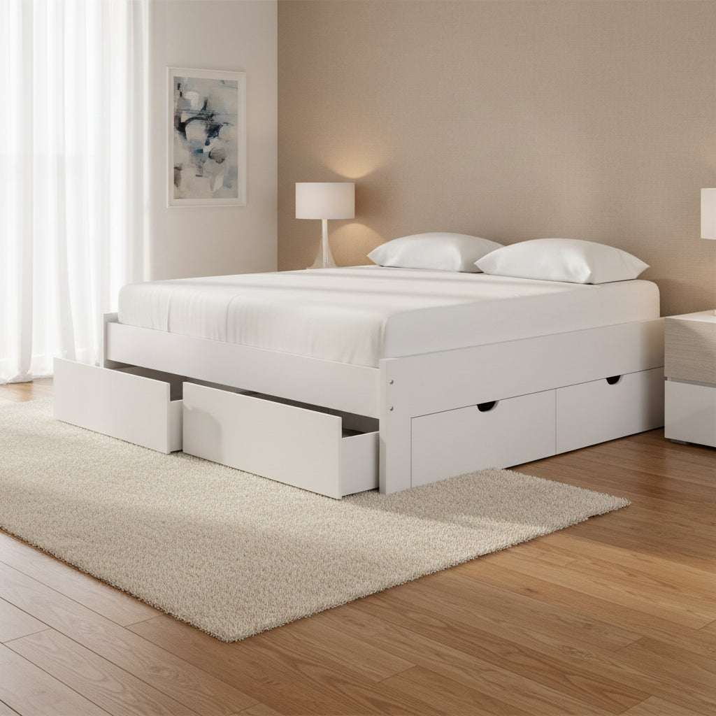 Onita Full Platform Bed with 1 Side Storage Beds| Ashley Homestore
