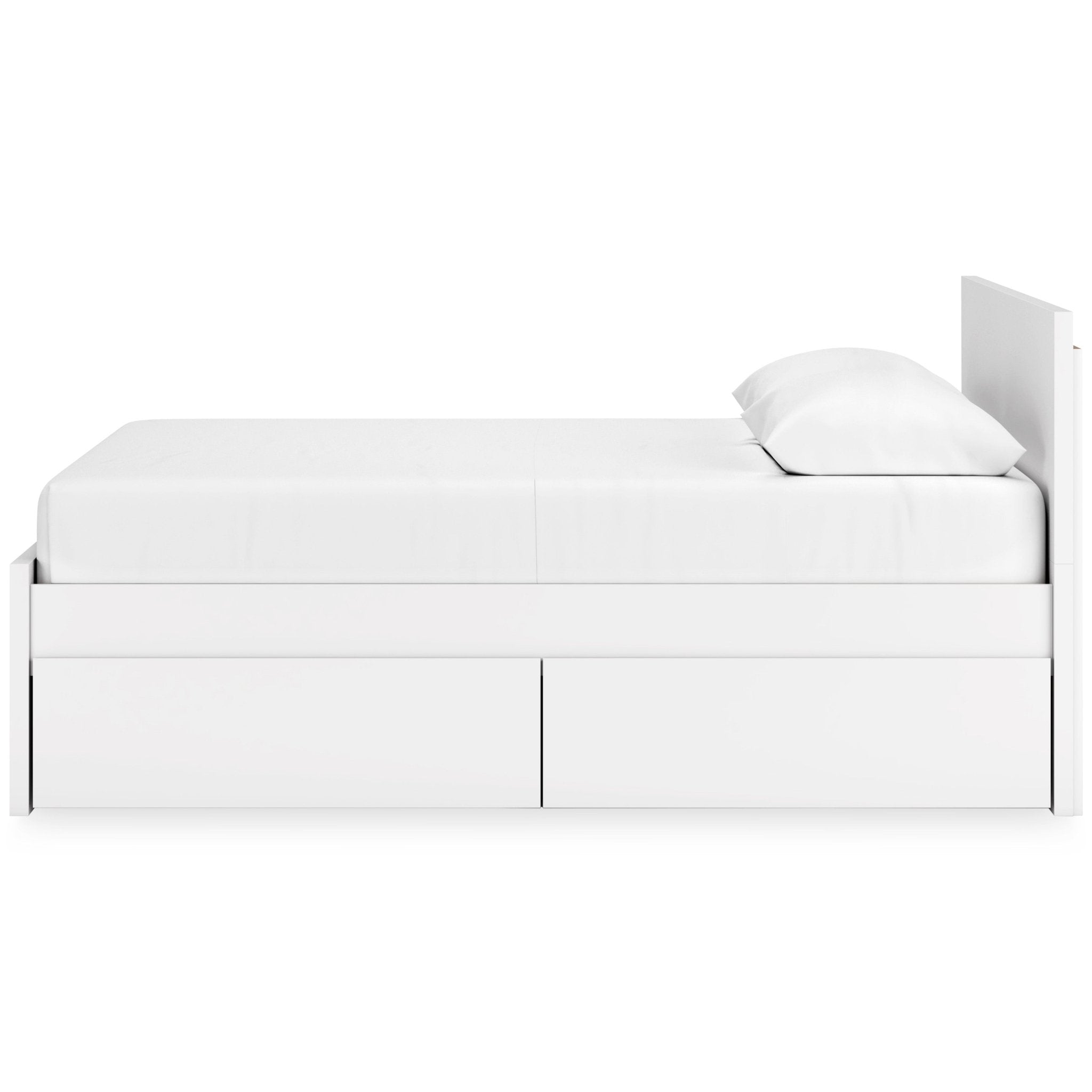 Onita Full Platform Bed with 2 Side Storage Beds| Ashley Homestore