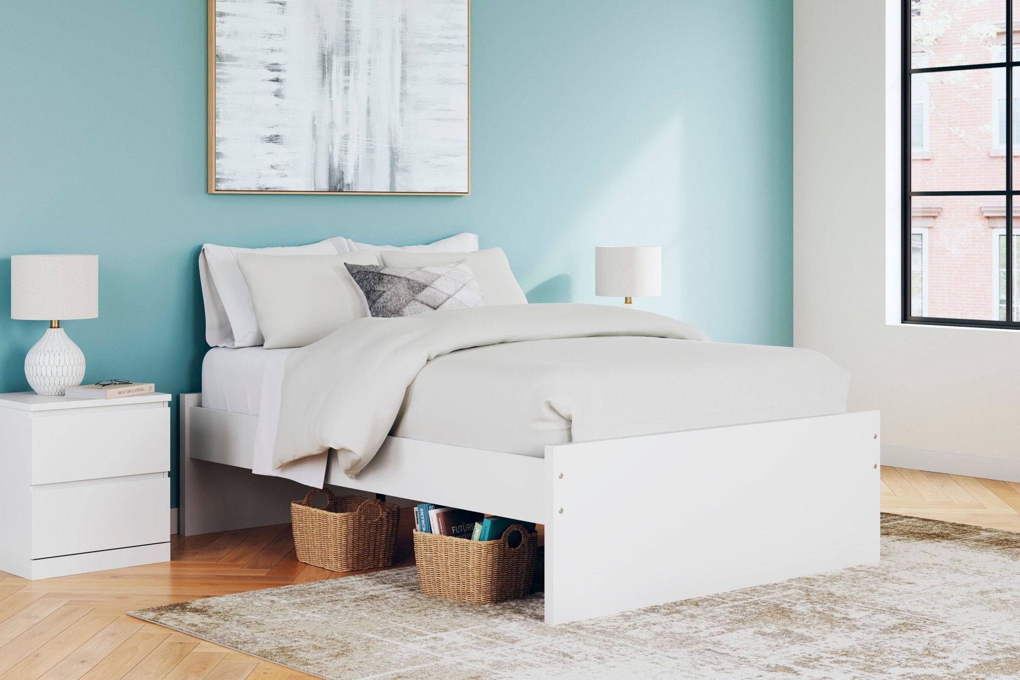 Onita Queen Panel Platform Bed Beds| Ashley Homestore