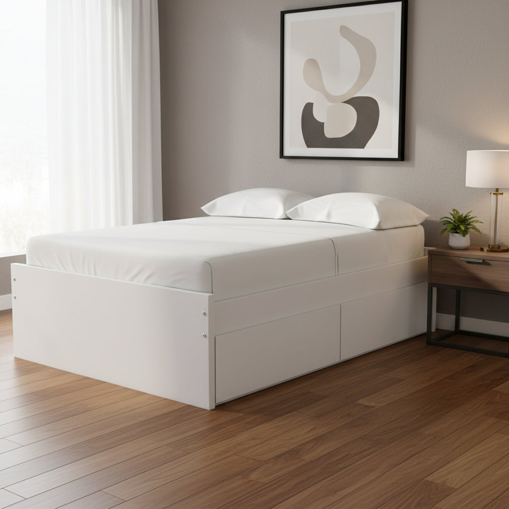 Onita Queen Panel Platform Bed with 1 Side Storage Beds| Ashley Homestore