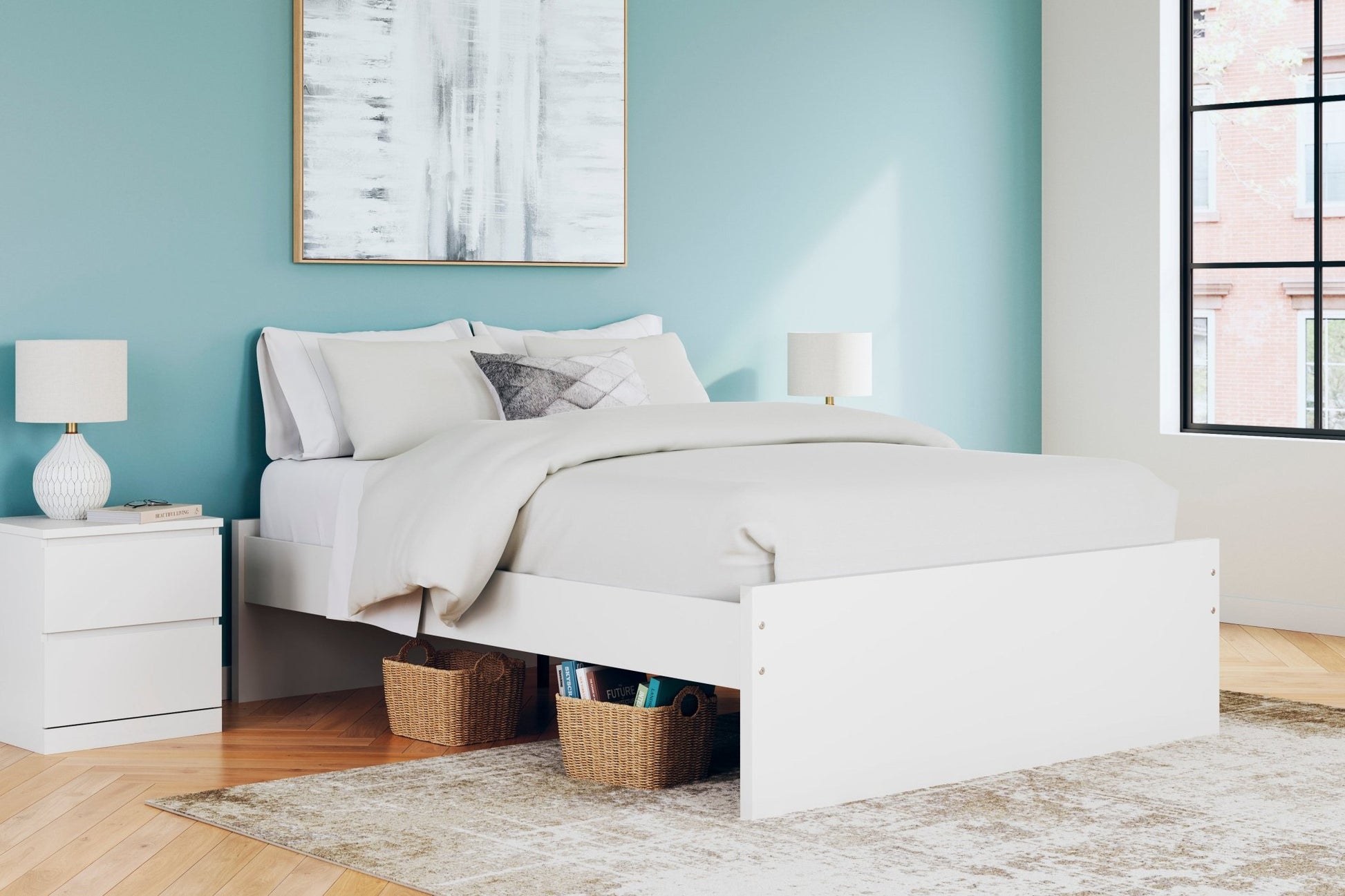 Onita Queen Platform Bed Beds| Ashley Homestore