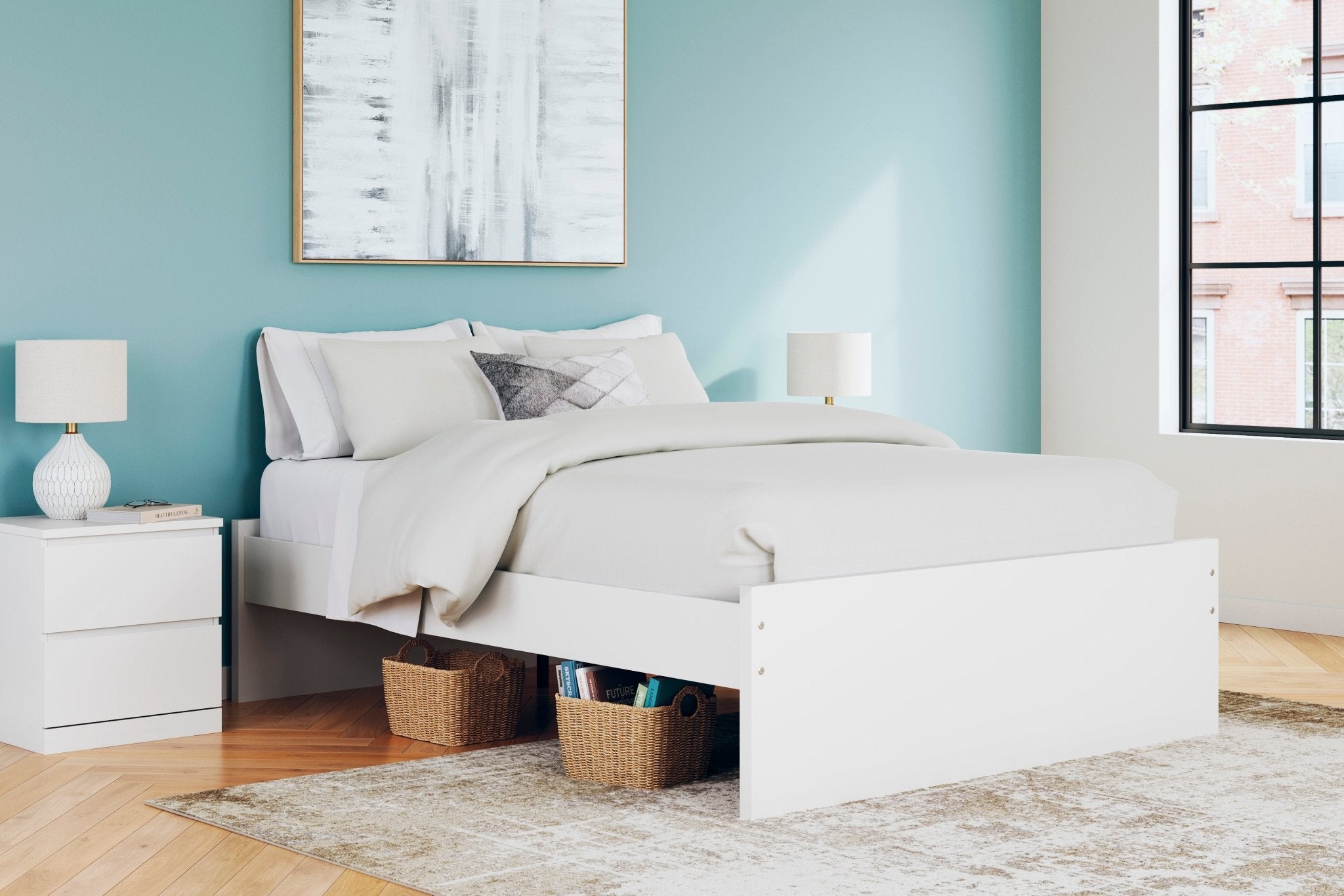 Onita Queen Platform Bed Beds| Ashley Homestore