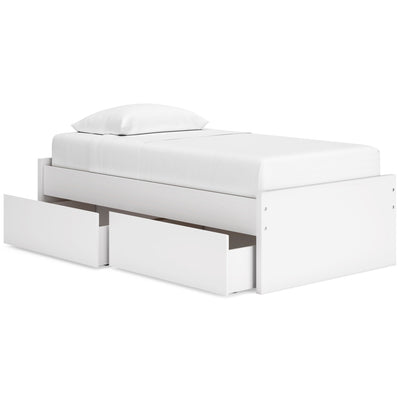 Onita Twin Platform Bed with 1 Side Storage - Al Rugaib Furniture