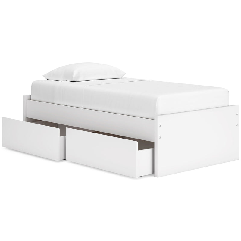 Onita Twin Platform Bed with 1 Side Storage - Al Rugaib Furniture