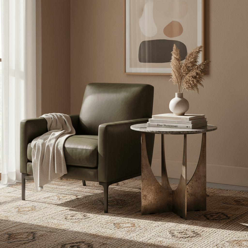 Op Art End Table End Tables| Universal