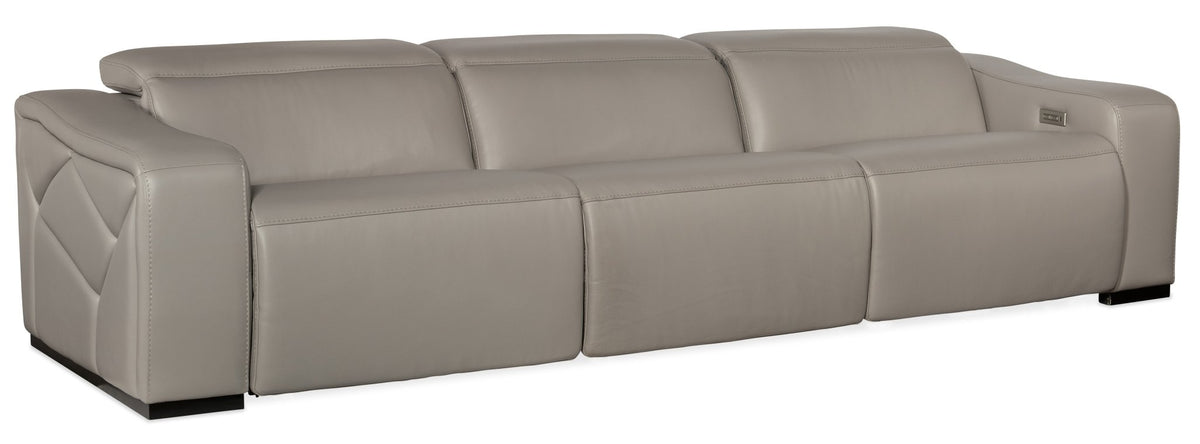 Opal 3 Piece Sofa with 2 Power Recliners & Power Headrest Sofas & Loveseats| Hooker