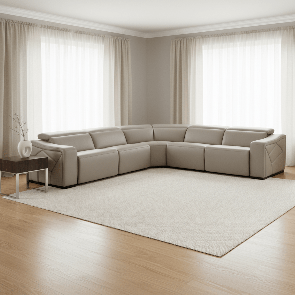 Opal 5 Piece Sectional with 2 Power Recliners & Power Headrest Recliners| Hooker