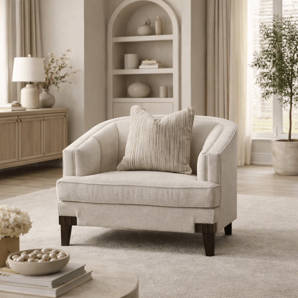 Opaline White Velevt Chair Chairs| AlRugaib Furniture