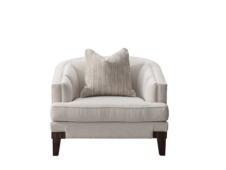 Opaline White Velevt Chair - Al Rugaib Furniture