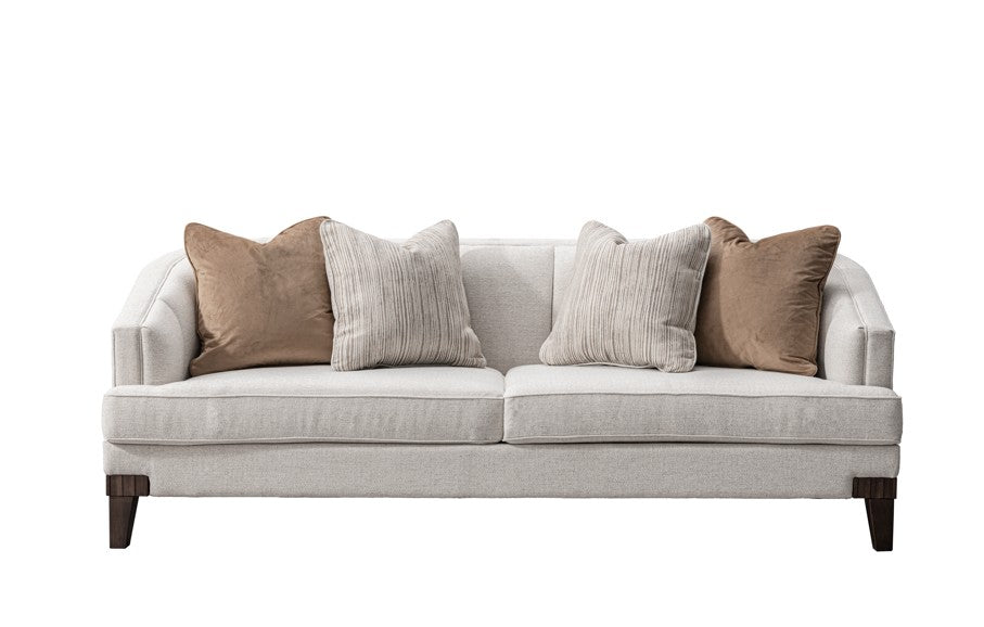 Opaline White Velevt sofa Sofas & Loveseats| AlRugaib Furniture