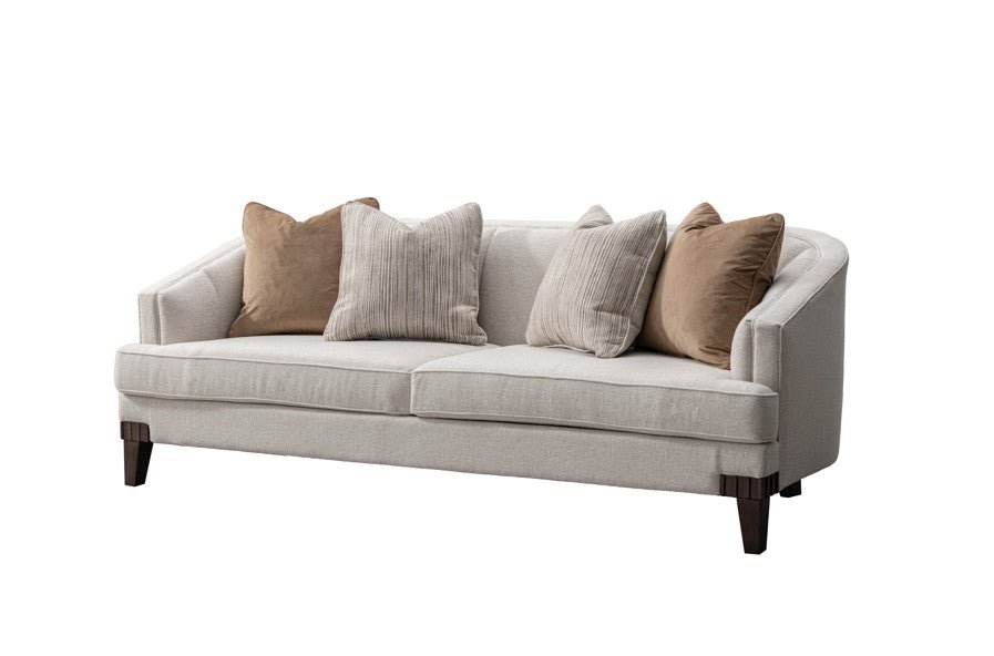 Opaline White Velevt sofa Sofas & Loveseats| AlRugaib Furniture