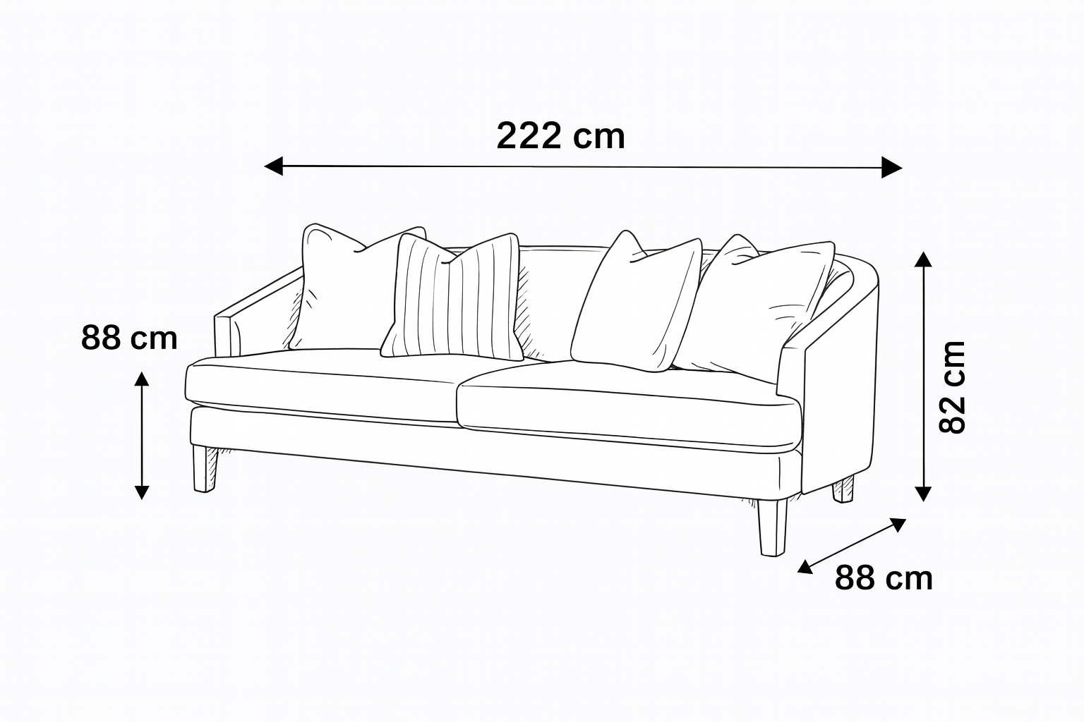 Opaline White Velevt sofa Sofas & Loveseats| AlRugaib Furniture