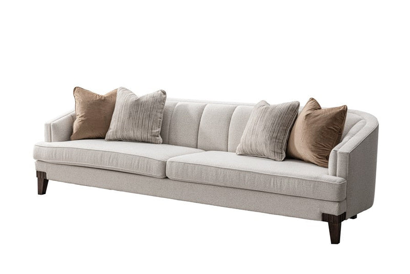 Opaline White Velevt XXL sofa - Al Rugaib Furniture