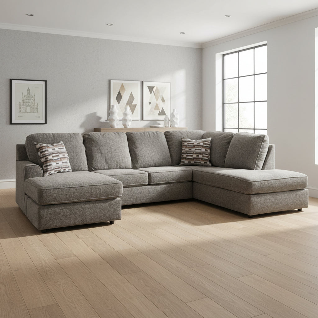 O'Phannon Gray Raf Sectional Sectionals| Ashley Homestore