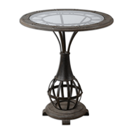 Opulent Gold Accent Table - Al Rugaib Furniture