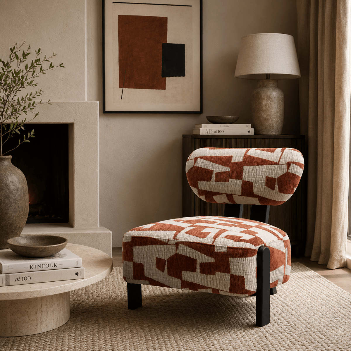 Orb Brown Accent Chair Chairs| Roots Furniture