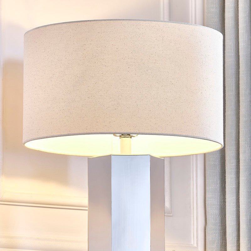 Orbix Chrome Table Lamp - Al Rugaib Furniture